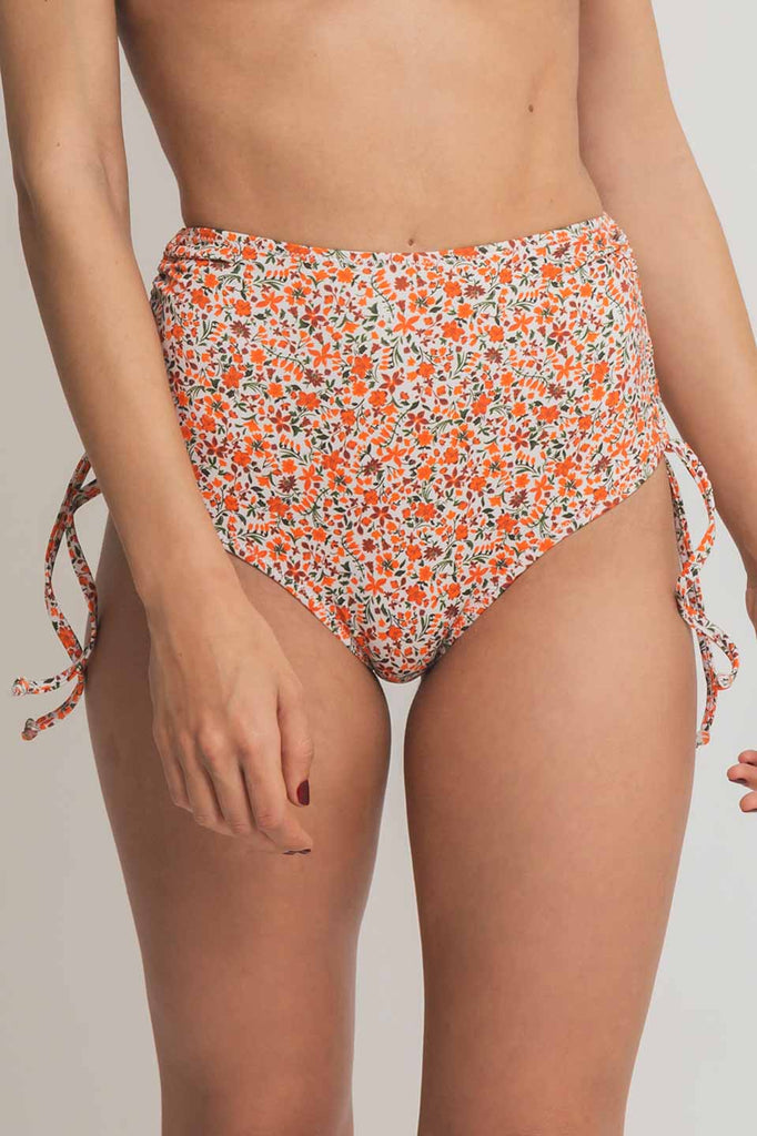 faded line lia bikini bottom recycled polyamide floral print swimwear collection