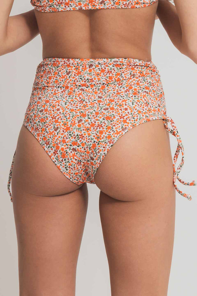 faded line lia bikini bottom recycled polyamide floral print swimwear collection